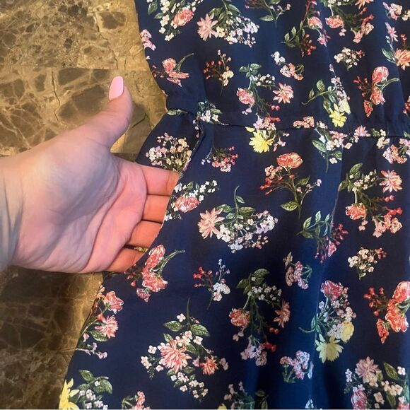 Pink Republic Dress Size Large Bar Back Double Scoopneck Skater - Picture 10 of 13